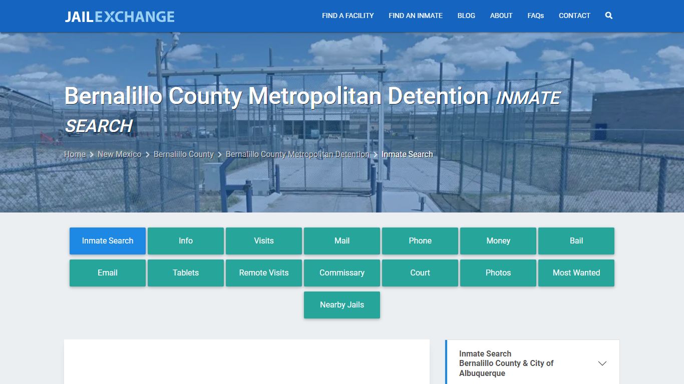 Inmate Search: Roster & Mugshots - Bernalillo County Metropolitan ...